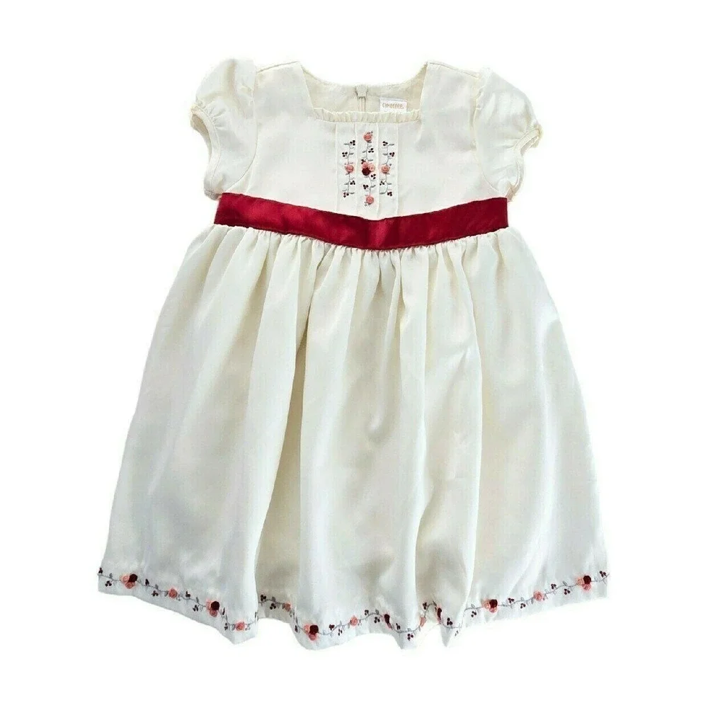 Gymboree Rosebud EUC Satin Dress | 18/24 M